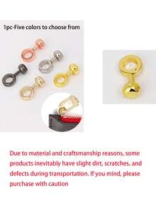 Hardware Accessories (Including Buckle Rings) - Zipper Buckle Rings, Chain Clip Connector Set Conversion Bag Accessories, Suitable For Crossbody Bag And Wallet Modification, DIY Handbag Accessories, Adjustable, Zinc Alloy, Punk Metal, Suitable For Suitcases, Handicrafts, Clothing, Bags, Shoes, Suitable For Craft Enthusiasts - Multicolor - View 9