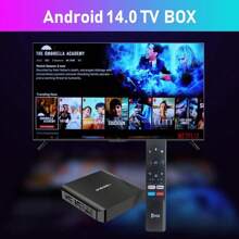 A TV98 ATV Plus Smart TV Box Android 14 Allwinner H313 4G 5G Dual WiFi 6 4K HD Media Player Set Top Box 2G 16G Iptv