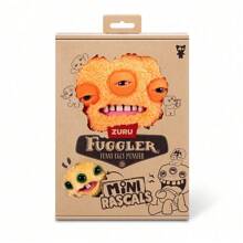 ZURU ​Fuggler Mini Rascals Series 9" Plush Toy With Baby Fuggler - Funny Ugly Monster Teeth & Heart Bib Stuffed Animal Gift For Kids
