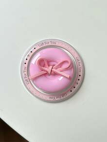 1 Giá đỡ điện thoại hình nơ màu trơn, Giá đỡ để bàn từ tính, Sáng tạo kiểu Hàn Quốc, Thuận tiện để xem video Tương thích với iPhone, điện thoại Android, Quà tặng sinh nhật, gia đình, bạn bè Giá đỡ điện thoại dạng đẩy-kéo Phụ kiện điện thoại - Nhiều màu - Xem 6