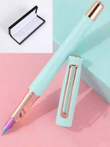 [Customized] Engraved Pen Holder / Provide 1pc High-Quality Elegant Customized Vacuum/Pressing Ink Suction Fountain Pen 0.5mm Fine Nib / Smooth Writing, Refillable Medium Nib, Comes With 30pcs 3.4mm Diameter Ink Cartridges, Provides Thoughtful Daily Writing/Calligraphy Signature Pen, Ideal As Personalized Gift For Valentine's Day, Back To School, Graduation, Christmas, Father's Day, Teacher's Day, Thanksgiving - Multicolor - View 23