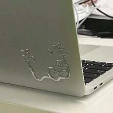 2pcs/Set Cute Kitty Cartoon 3D Stereo Stickers For Car, Electric Vehicle, Mobile Phone, Computer, Notebook, Self-Adhesive - Multicolor - View 8