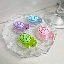 1 件全新可爱小乌龟气囊支架懒人桌面手机支架，便携式粘贴式，兼容 、Android 手机，生日、家人、朋友礼物，推拉式手机握把手机支架手机配件