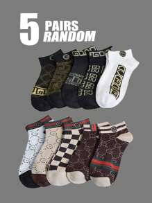 10 Pairs Mixed Women And Men's Casual Short Socks, Multi-Colors, & Versatile, Odor Resistant, Suitable For Daily Wear, Home, Travel, And Outdoor, All Season
