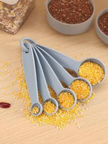 5pcs Baking Powder Measuring Spoon, Milk Powder Spoon, Coffee Spoon, Seasoning Spoon, Graduated Measuring Spoon, Double Graduated Measuring Spoon, Liquid Powder Graduated Baking Spoon, Kitchen Baking Tool. - Multicolor - View 3