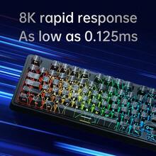 AJAZZ AK980MAX 有线磁轴键盘，定制密封结构，全磁轴，全键热插拔，高品质侧印键帽，RGB DIY - 彩色 - 查看 8