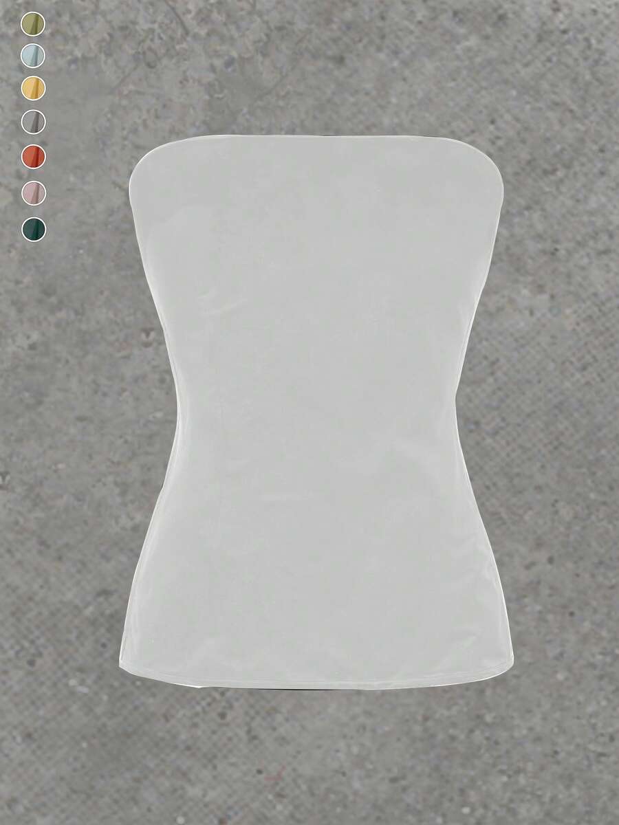 Black Knit Tube Top | Stretchy Fitted Strapless Essential Item, Contouring Silhouette, Versatile Layering Piece - White - View 1