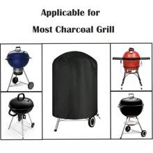 Circular Barbecue Grill Cover BBQ Cover Outdoor Fire Pit Grill Cover Oven Cover Fire Basin Cover Barbecue Grill Cover