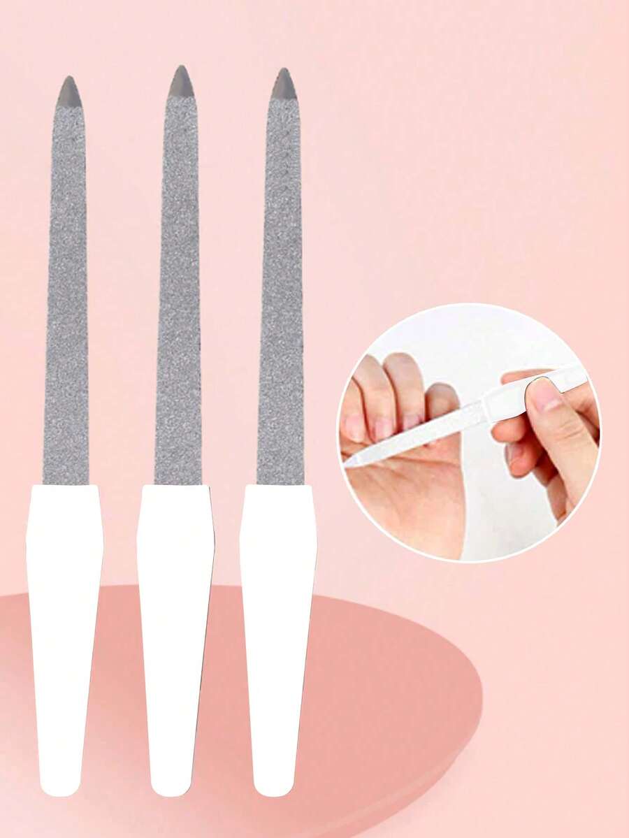 Multi-Functional White Nail File For Daily Use