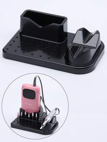 美甲钻机打磨机亚克力收纳盒24孔美甲钻头架收纳化妆品收纳架展示美甲工具 - 彩色 - 查看 12