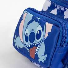 Lilo Y Stitch Stitch Fanny Pack For Boys, Girls, And Adults - Waist Bag With Adjustable Closure, Ideal For Travel, Hiking, Sports, Or Everyday Use - Modern, Lightweight Design With Multiple Compartments - Màu xanh da trời - Xem 7