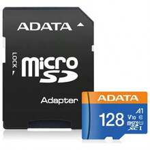 Tarjeta de memoria Adata AUSDX128GUICL10A1-RA1 Premier con adaptador SD 128GB - Negro - Ver 1