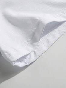 男士速干防晒探险T恤，UPF防晒，适合户外跑步和徒步旅行，情人节礼物 - 白色 - 查看 5