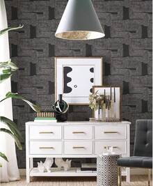Wall Paper - Black, White - View 4