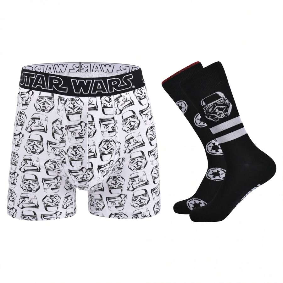 Star Wars Storm Troopers Underwear And Crew Socks Boxed Set - 彩色 - 查看 1
