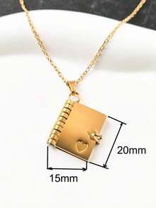 Custom-Engraved Book Necklaces Or Keychains, Personalized Mini Book Pendants, Jewelry For Book Lovers, Unique Reader Necklaces And Keychains - Multicolor - View 10