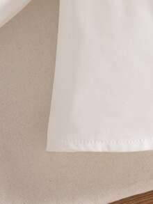 秋冬女婴套装：可爱彼得潘领衬衫、红色格子背带裙、蝴蝶结袜子、头带 - 紅色 - 查看 9