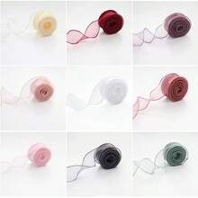 10 Stücke/Pack hochdurchsichtige Organza Satinbänder - strukturierter glänzender Satin, geeignet für Feiertags-Deko, Hochzeitsdeko, Geschenkverpackung, Tortendekoration | Mehrzweck-Bänder | Organza-Bänder, Satinbänder