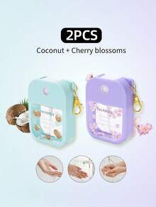 Joivida 1PC/2PCS/4PCS 35ML Water-Free Hand Sanitizer With Various Fragrances, Hyaluronic Acid Spray Hand Sanitizer, Long-Lasting Fragrance, Mild And Non-Irritating Fragrance Spray Hand Sanitizer, Portable Travel Hand Sanitizer