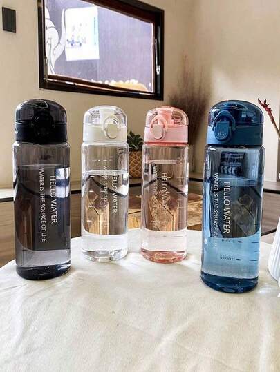 [4 种颜色可选] 儿童运动水壶，送给男孩和女孩的最佳礼物，儿童水杯，婴儿训练杯，防漏防震，大容量卡通动物水杯，耐用