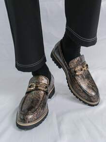 Men's Slip-On Loafers, Casual Business Formal Dress Shoes, Groom Wedding Shoes, Size 38-46