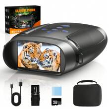 4K Nachtsicht, 10x digitaler Zoom, 32GB Karte, 36 Megapixel, 9-stufige Infrarot (zum Speichern von Fotos und Videos vom Camping, Jagen und für Sicherheit)