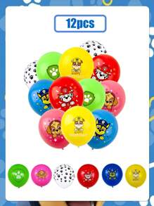 Paw Patrol Das Paw Patrol-Themen-Paw Patrol Latex-Ballon-Set ist super kostengünstig! 12/24/36/48 Stücke! Die Farben sind extrem reichhaltig, darunter Rot, Gelb, Blau, Grün sowie zartes Rosa und reines Weiß. Das Muster ist auch super süß.