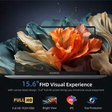 ACEMAGIC AX15 Laptop Twin Lake N150,15,6 Zoll FHD Computer,DDR4 16GB,SSD 512GB,Metallgehäuse Notebook,2.4G/5G WiFi,BT5.0,Type_C, USB3.2,hohe Leistung - EU F-Typ Stecker (220-240V) - Übersicht 3