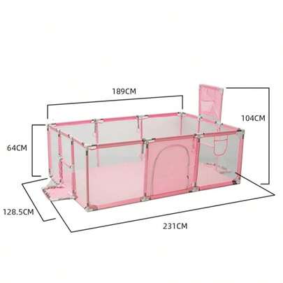 Parque infantil para bebés, área de juegos para niños de 6 meses a 6 años, piscina de pelotas, corralito de seguridad para bebés en interiores