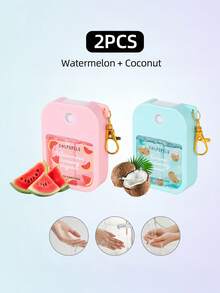 Joivida 1PC/2PCS/4PCS 35ML Water-Free Hand Sanitizer With Various Fragrances, Hyaluronic Acid Spray Hand Sanitizer, Long-Lasting Fragrance, Mild And Non-Irritating Fragrance Spray Hand Sanitizer, Portable Travel Hand Sanitizer