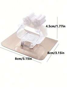 1/4/8pcs No-Drill Wall Mounted Strong Mop Hooks, Multi-Function Strong Storage Clips, Wall Mounted Bathroom Mop Clips, Mop Hooks, Broom Racks, Shelves, No-Drill Mop Racks, Suitable For Bathroom And Balcony, Mop Clips, Mop Racks, Convenient Bathroom Accessories, Cleaning Accessories, For Storing Mops, Brooms And Cleaning Tools