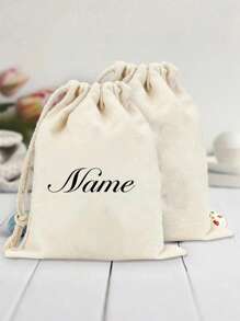 1pc Custom Name Makeup Bags, Cute Name Themed Gifts, Small Pet Lover Travel Cosmetic Bag, Zipper Pouch For Teens Daughter Sister, Funny Stuff Birthday Christmas Decorations Makeup Organizer Makeup Storage Bag Mini Pouch Travel Small Makeup Case Accessories Make Up Holder Brush Bag Make Up Container Cosmetic Bag