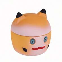 1个金属齿塑料外壳可爱卡通手动研磨器，4层可拆卸手动研磨器，直径2.8英寸，防滑磨砂外壳，操作简便，室内外便携（黑色、粉色、黄色），节日礼物 - 彩色 - 查看 12