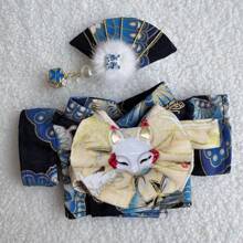 LABUBUS 15-17cm Interchangeable Doll Clothing Set: Kimono, Japanese Clothing | Party Or Birthday Blind Box Clothing | Teen Gift Doll, Toy, Clothes Doll (Clothing Accessories Only)