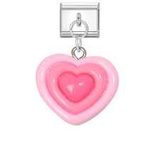 1 pièce (non assemblé) Bracelet modulaire mignon et doux, accessoire de bijouterie artisanale avec décoration de cœur de cerise et de fraise pour bracelet, collier, bague, cheville