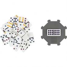 Games, Domino Doble Nueve Cardinal Classics en Caja metálica, Juego clásico para niños y Adultos a Partir de 8 años - 1 - Ver 8