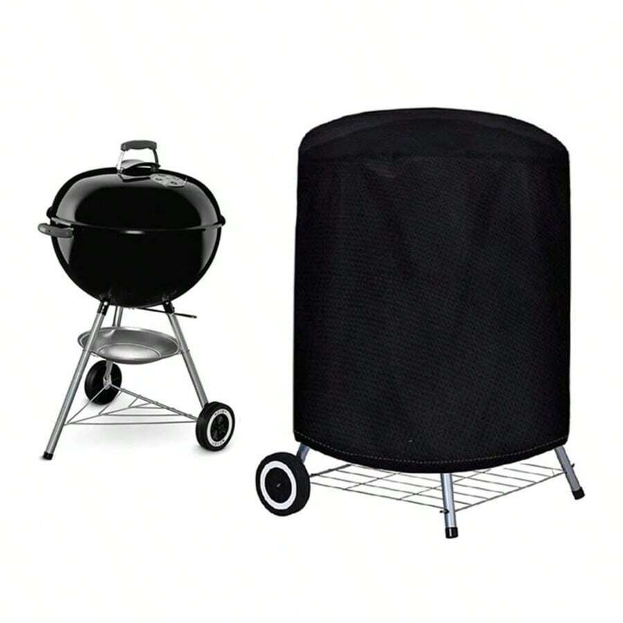 Circular Barbecue Grill Cover BBQ Cover Outdoor Fire Pit Grill Cover Oven Cover Fire Basin Cover Barbecue Grill Cover
