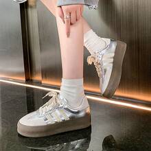 Women Skateboarding Shoes - 米色 - 查看 6