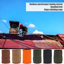 Lislark 4 Mm 9 Strand Paracord 550 Spec Camo Colours 31m-100m Bush Craft Camping Hiking - 31M Black - View 6