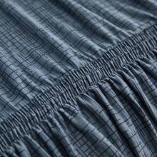 1PC Geometric Skirt Sofa Cover Elastic Living Room Sofa Protective Cover - Màu xanh nhạt - Xem 10