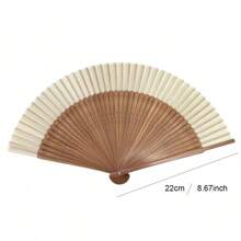 1pc Fashionable Folding Hand Fan, Suitable For Party, Birthday, Concert, Wedding Gift