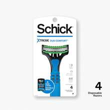 Schick Comfort Maquinilla de afeitar desechable para hombres, paquete de 4 - 1 - Ver 4