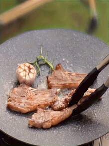 4-Piece Set, Non-Stick Cast Iron Frying Pan - Cast Iron Wok - Non-Stick Skillet + 3 PiecesCooking Set, Easy To Clean | Outdoor Cookware - Outdoor Camping - Picnic - Cooking Utensils. Picnic Set, Outdoor Cooking Set. - Multicolor - View 8