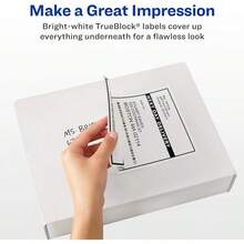 Half-Sheet Printable Shipping Labels, 5.5" X 8.5" Customizable Stickers, White, 50 Blank Mailing Labels, Great For Mailing, Shipping, Organizing, And More (8126) - 250個標籤 - 查看 6