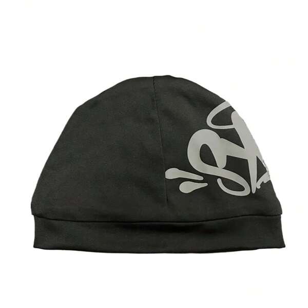 Ponsaki Syna World Beanie 2025 - Neue unisex Totenkopf Synas gestrickte Beanie Mütze - Hochwertige Y2K warme Beans Synase Laufmütze