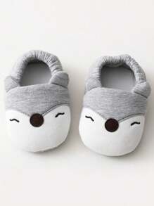 1 Pair 0-3 Years Old Baby Anti-Slip Printed Crawling Socks, Comfortable Short Tube Socks For Beginners
