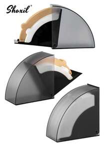 shoxil 1 个咖啡滤纸架 - 防尘储存容器，可容纳 150 个锥形过滤器 - 咖啡师级收纳盒，适用于家庭、咖啡馆和旅行