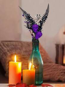 1 件万圣节花艺骷髅花束装饰，创意搞笑骷髅花束礼物，送给女朋友/最好的朋友，派对活动装饰，人造花骷髅酒吧道具家居装饰万圣节装饰房间装饰秋季装饰 - 彩色 - 查看 7