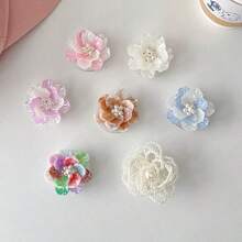3D 花形手机支架，可扩展粘合式手机支架，桌面支架，兼容 、Android 手机，生日、家人、朋友礼物，推拉式手机握柄手机配件 - 彩色 - 查看 5