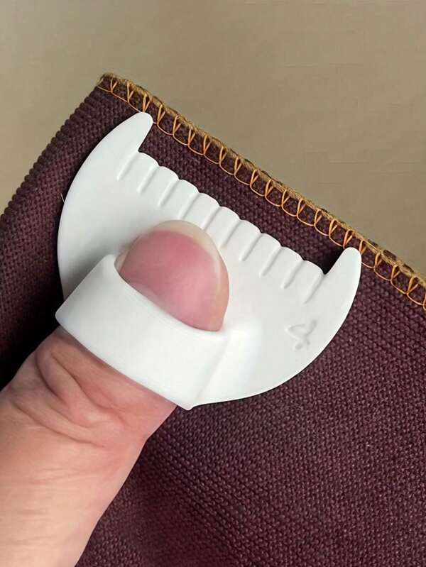1/2 pièces Outil de couture manuel - Outil de verrouillage et de tricotage en plastique durable, et 12 couleurs de fil à coudre convenant aux débutants et aux seniors, espacement de 4 mm et 3 mm, idéal pour les projets de couture DIY, accessoires de couture design ergonomique surface lisse